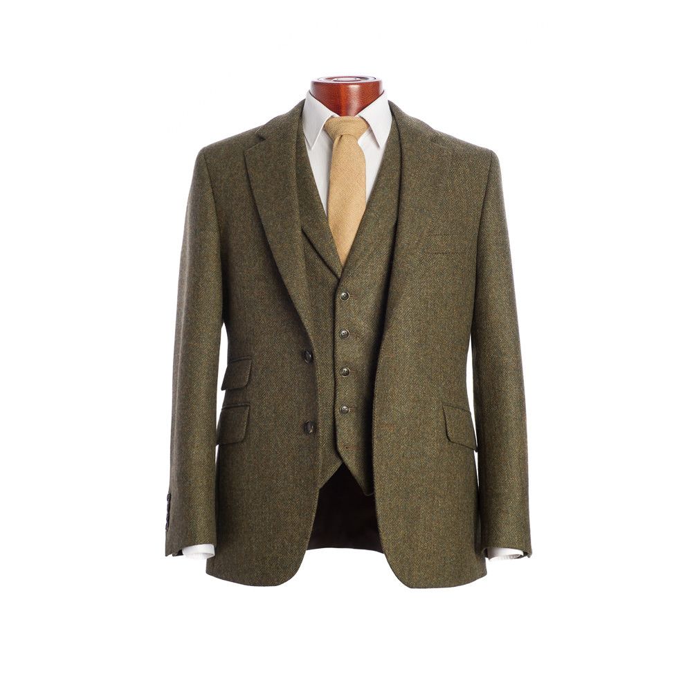 The Kinloch Tweed Jacket in Green - Kinloch Anderson