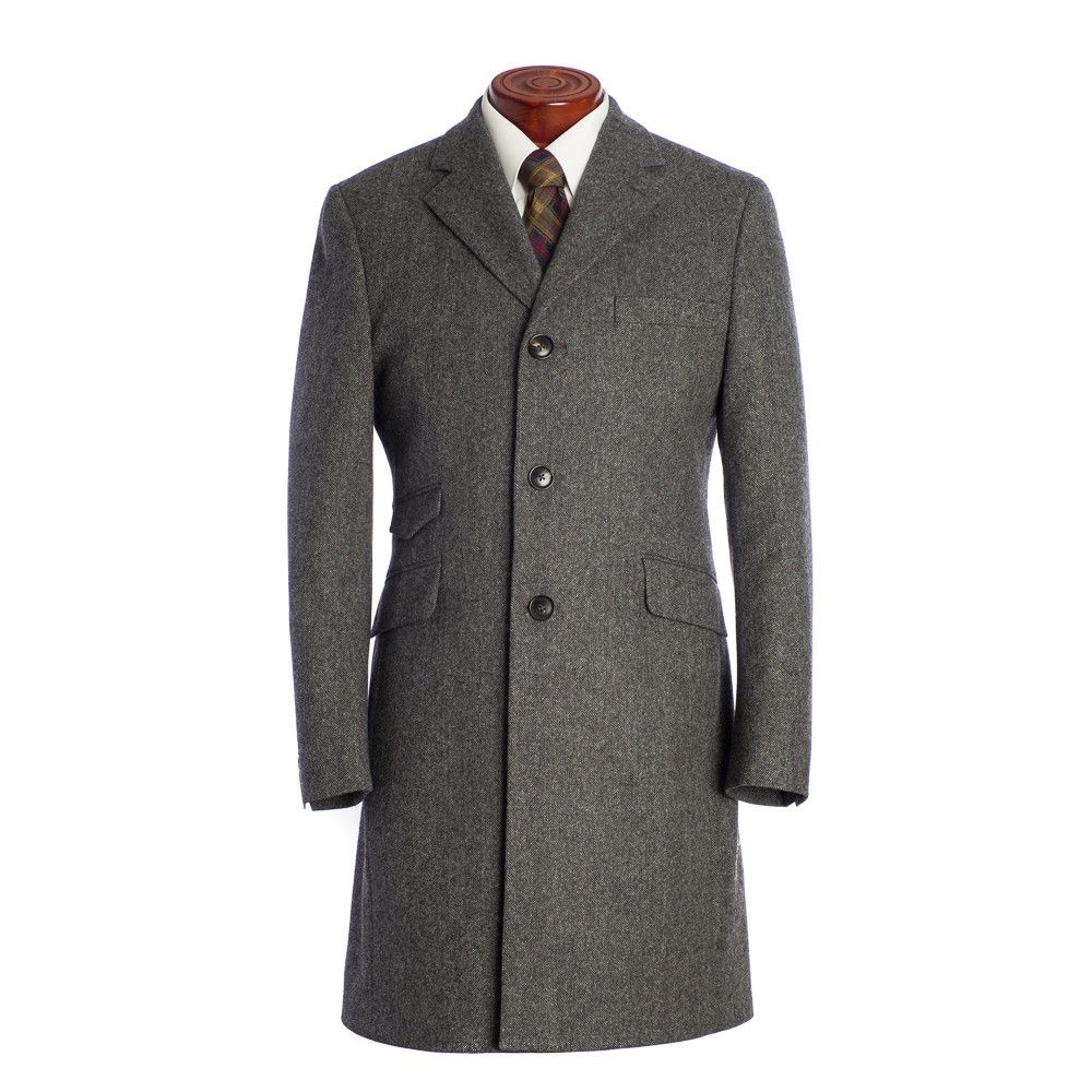 The Hislop Overcoat - Grey - Kinloch Anderson