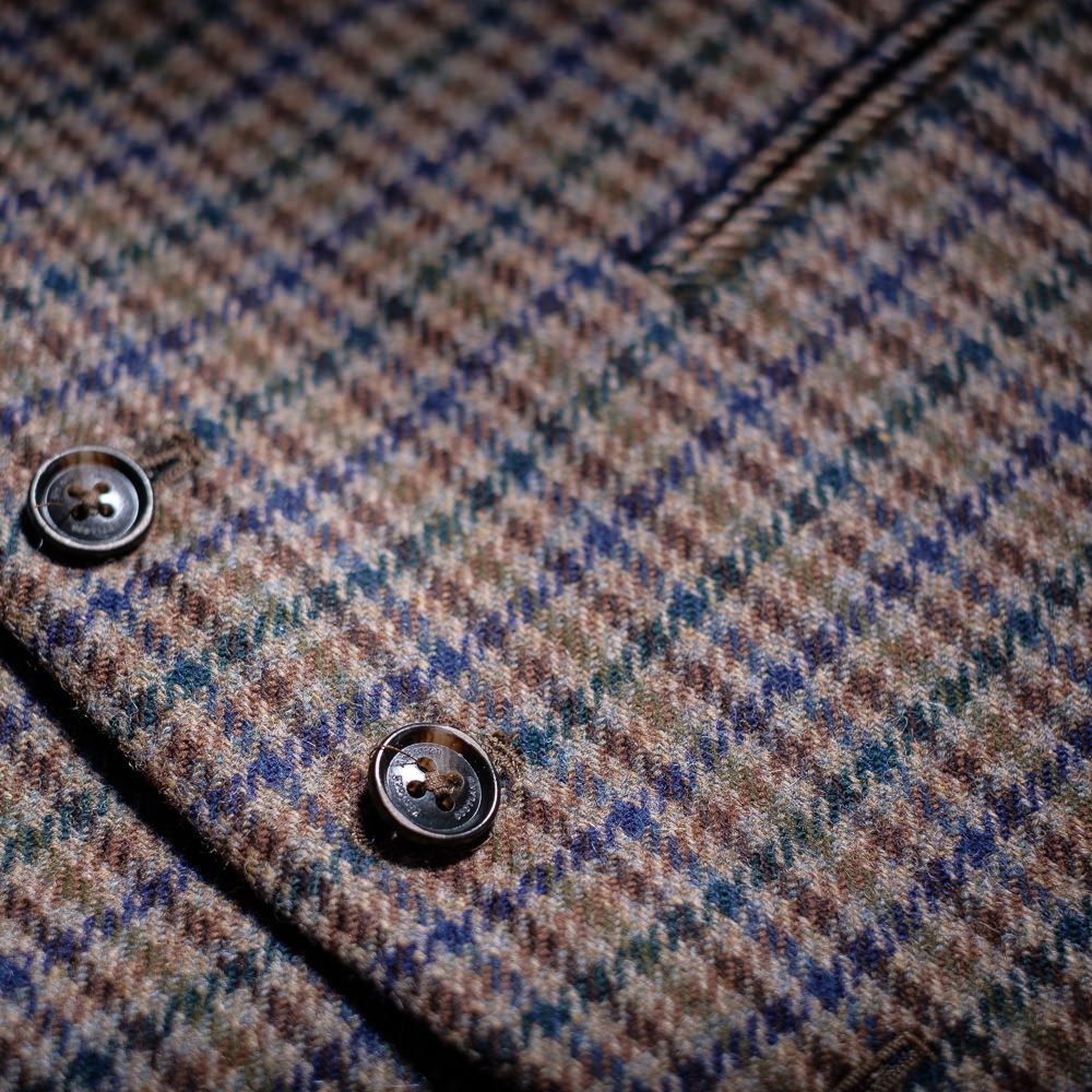 The Kinloch Tweed Waistcoat in Blu... - Kinloch Anderson