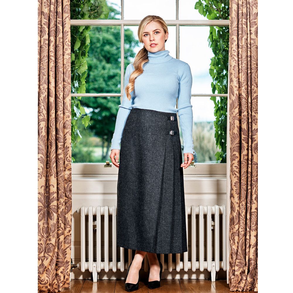 The Kinloch Anderson Assymetric Pleat Skirt