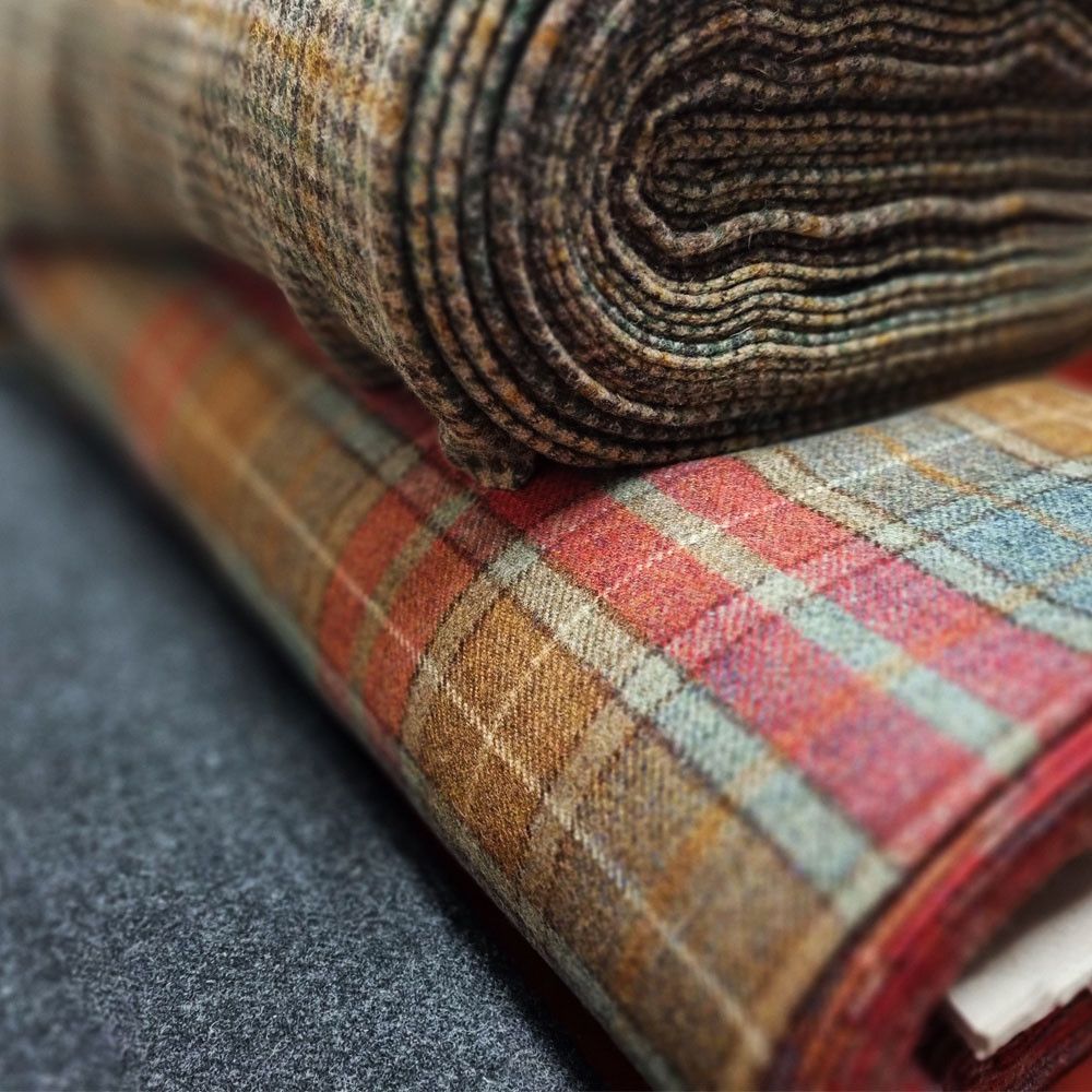 Tweed fabric by the metre