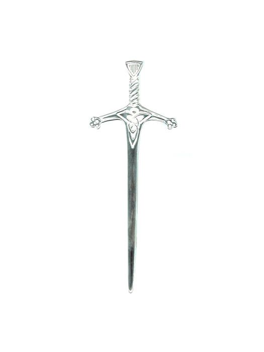 Celtic Sword Kilt Pin in Hallmarked Sterling Silver