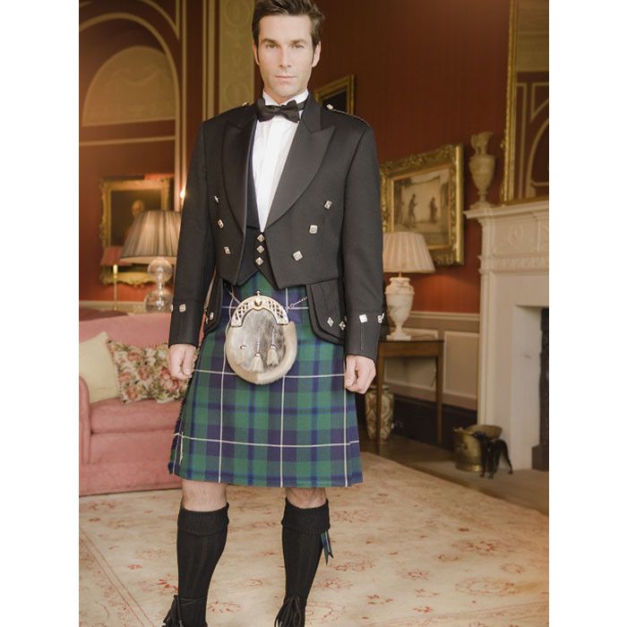 Green Pipe Band Doublet Scottish Jacket