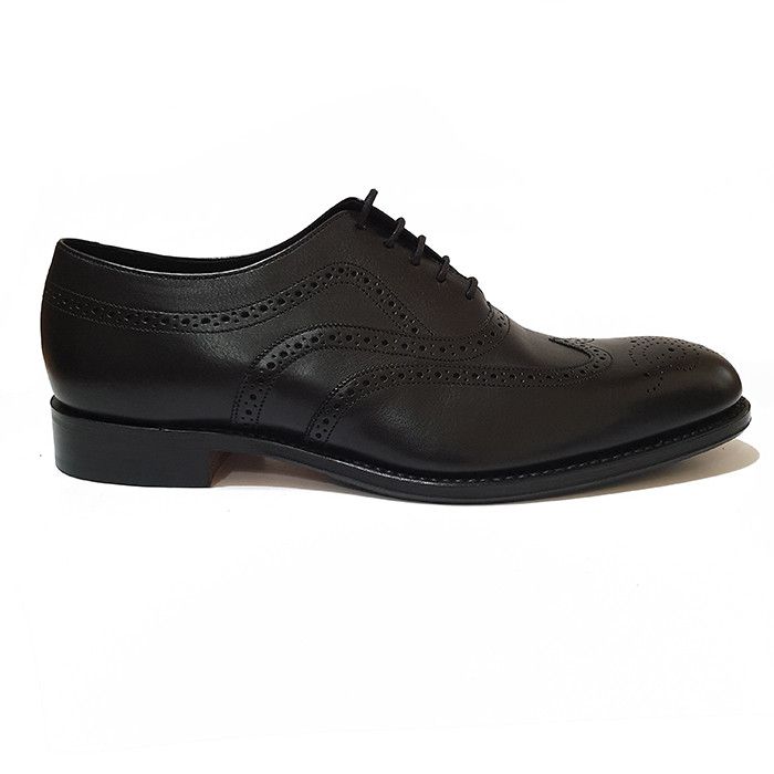 Oxford Black Leather Day Brogue