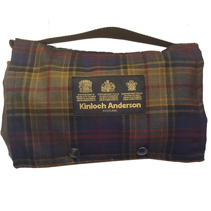 The Kinloch Anderson Tartan Picnic Rug - Wax Waterproof Back