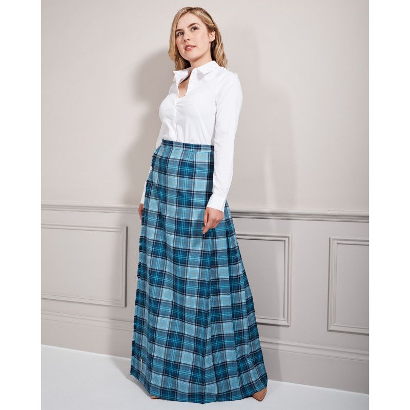 The Classic Kilted Skirt Maxi Leng... - Kinloch Anderson