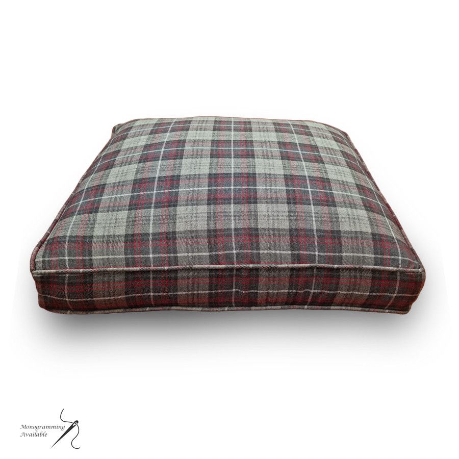 Small Dog Bed in 100% Wool Tartan - Made to Order