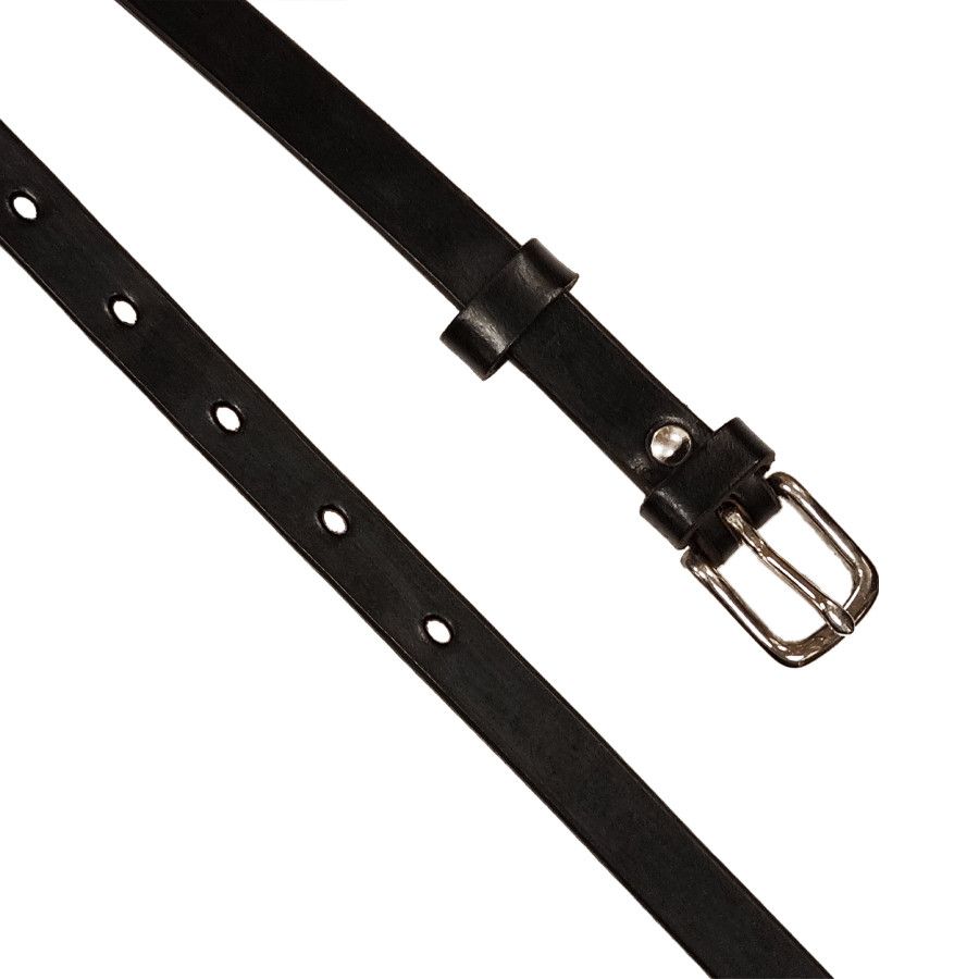 Bridle Leather Sporran Strap - in Black Leather
