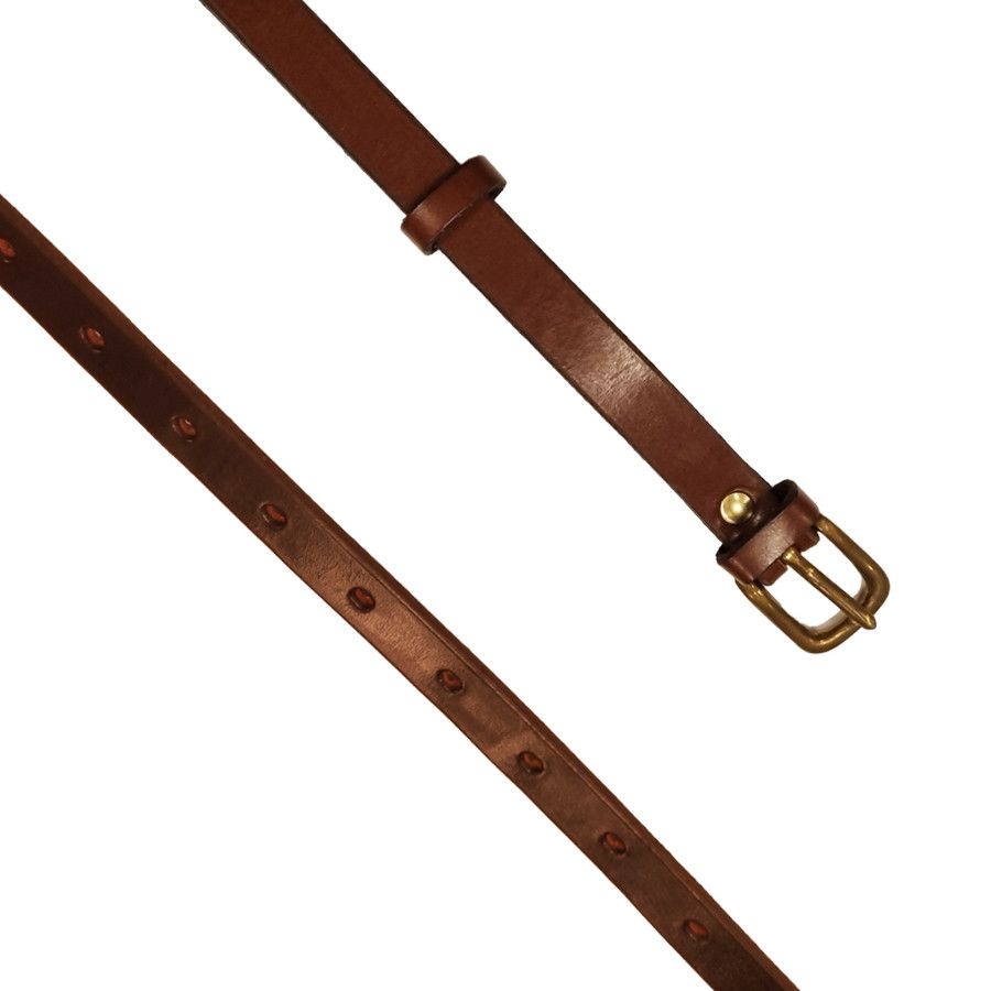 Bridle Leather Sporran Strap - in Conker Leather
