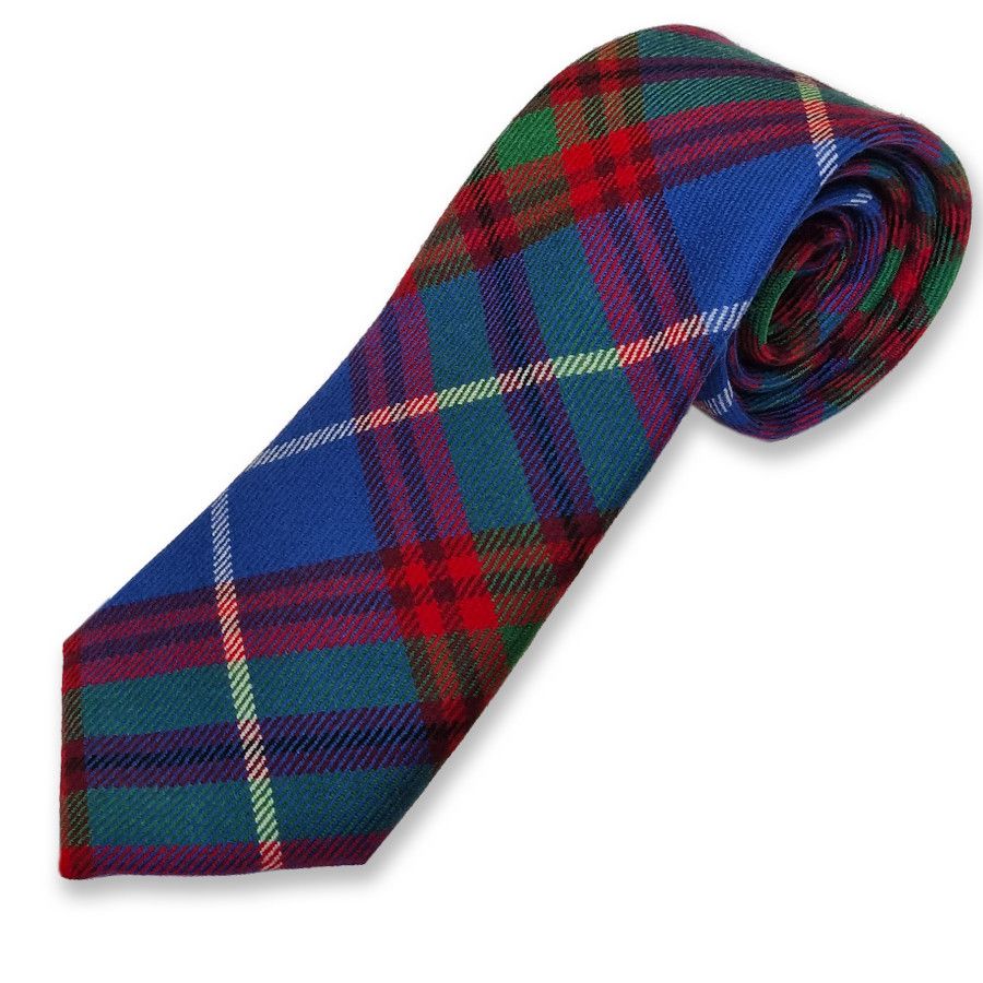 Edinburgh District Tartan Tie in Pure New Wool