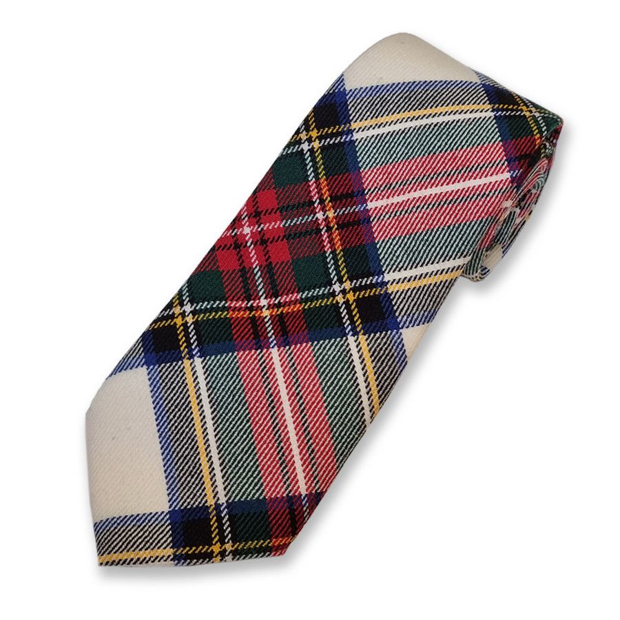 Stewart Dress Tartan Tie in Pure New Wool