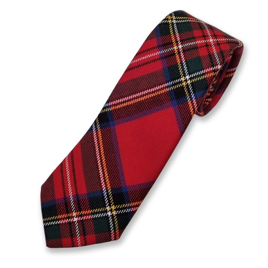 Stewart Royal Tartan Tie in Pure New Wool