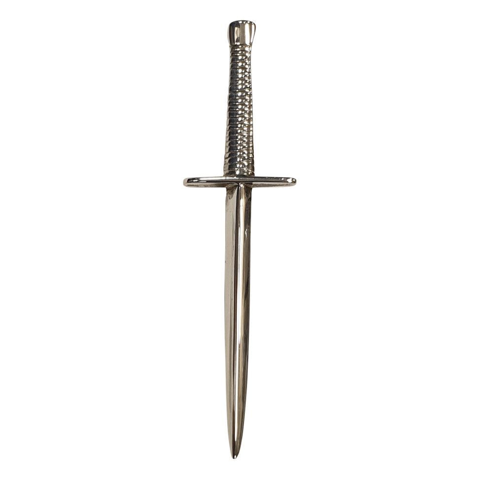 Hallmarked Sterling Silver Short Sword Kilt Pin