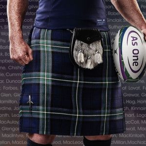 The Kinloch Anderson Kilt in Scottish Rugby Tartan Made to Order