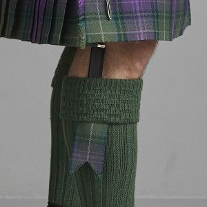Garter Flashes in tartan to match kilt (at time of ordering the kilt only)