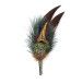 Feather Lapel Pin - Green