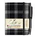 Kinloch Anderson Tartan Notebook in Black and White