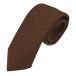 Cocoa Tweed Tie in Pure New Wool