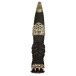 Plaited Effect Handle with Sterling Silver Lattice Design and Smoky Quartz Stone