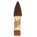 Staghorn Handle Sgian Dubh with brown leather Celtic Sheath