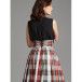 Evening skirt in softly gathered 100% pure silk tartan special order