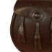 Bridle Leather Day Wear Sporran - with 3 tassels in Chestnut