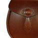 Bridle Leather Day Sporran - No Tassels in Conker - Personalised