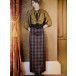 Straight skirt with back vent 100% pure silk tartan - Made to Order