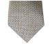 Wedding Tie in Pure Silk Silver Grey in Textured Basket Weave design
