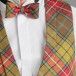Evening Waistcoat in Tartan, bias cut, 3 Celtic buttons Special Order