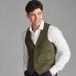 The Kinloch Anderson 1868 Cairngorm Highland Waistcoat in Green Tweed