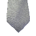 Wedding Tie in Pure Silk Plain Silver Grey
