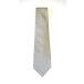 Wedding Tie in Pure Silk Silver Grey Open Basket Weave design