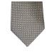 Wedding Tie in Pure Silk Silver Grey in Small Square design