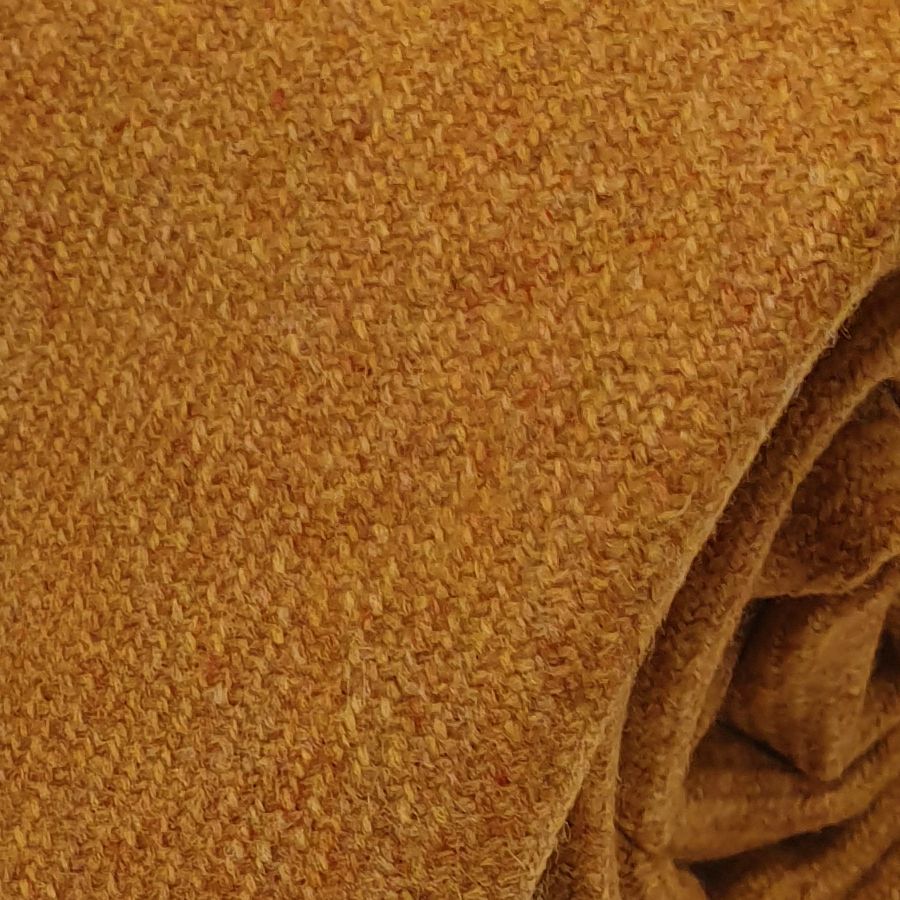 Gold Tweed Tie in Pure New Wool - Kinloch Anderson
