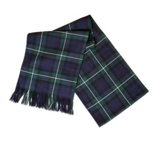 Evening Sash in Forbes Modern Tartan in Fine Wool length 90"