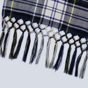 3 Knot Evening Sash with join in Gordon Dress Tartan in Fine Wool length 90"