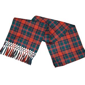3 Knot Evening Sash in Carrick Modern Tartan in Fine Wool length 90"