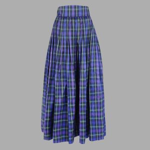 THE LOCHROMA SILK EVENING SKIRT IN MACKENZIE TARTAN