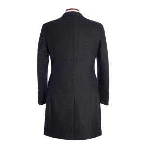 The Hislop Overcoat - Dark Navy