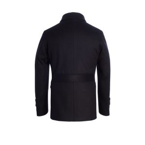 The Leith Pea Coat - Navy Blue