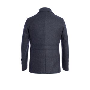 The Leith Pea Coat - Airforce Blue