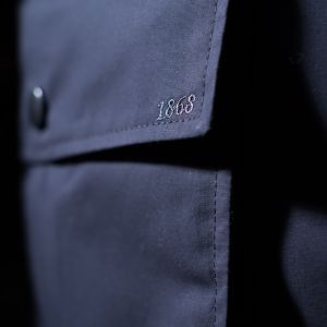 The Colinton Military Wax Jacket - Navy Blue - REDUCED TO CLEAR