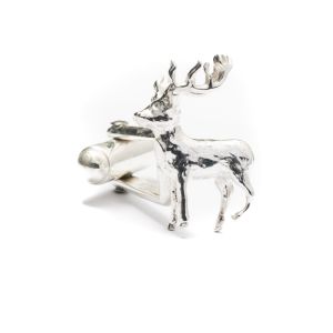 Stag Cufflinks - Sterling Silver