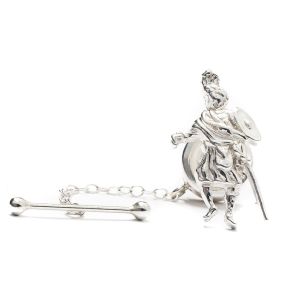 Highlander Lapel Pin - Sterling Silver