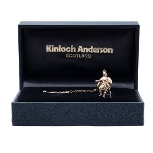 Highlander Lapel Pin - 24 Carat Gold on Silver