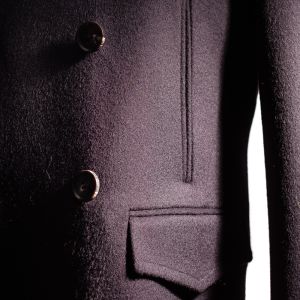 The Leith Pea Coat - Navy Blue