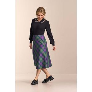 Bias Cut Skirt in Wool - Made to Order
