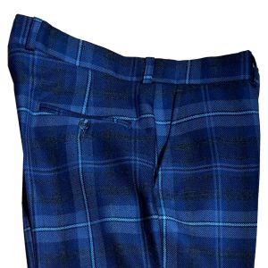 Straight Waistband Trousers in Auld Alliance Tartan
