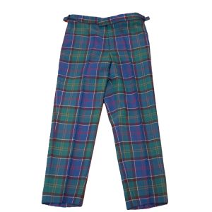Straight Waistband Trousers in Ayrshire Ancient Tartan